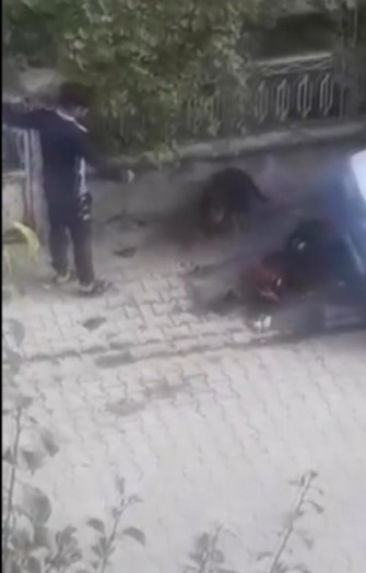 Köpeği̇ Böyle Tekmeledi̇