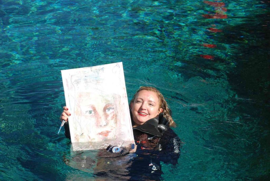 (Özel) Su Altında Yaptıklarıyla Dünyada Bunu Başaran Üçüncü Ki̇şi̇ Oldu