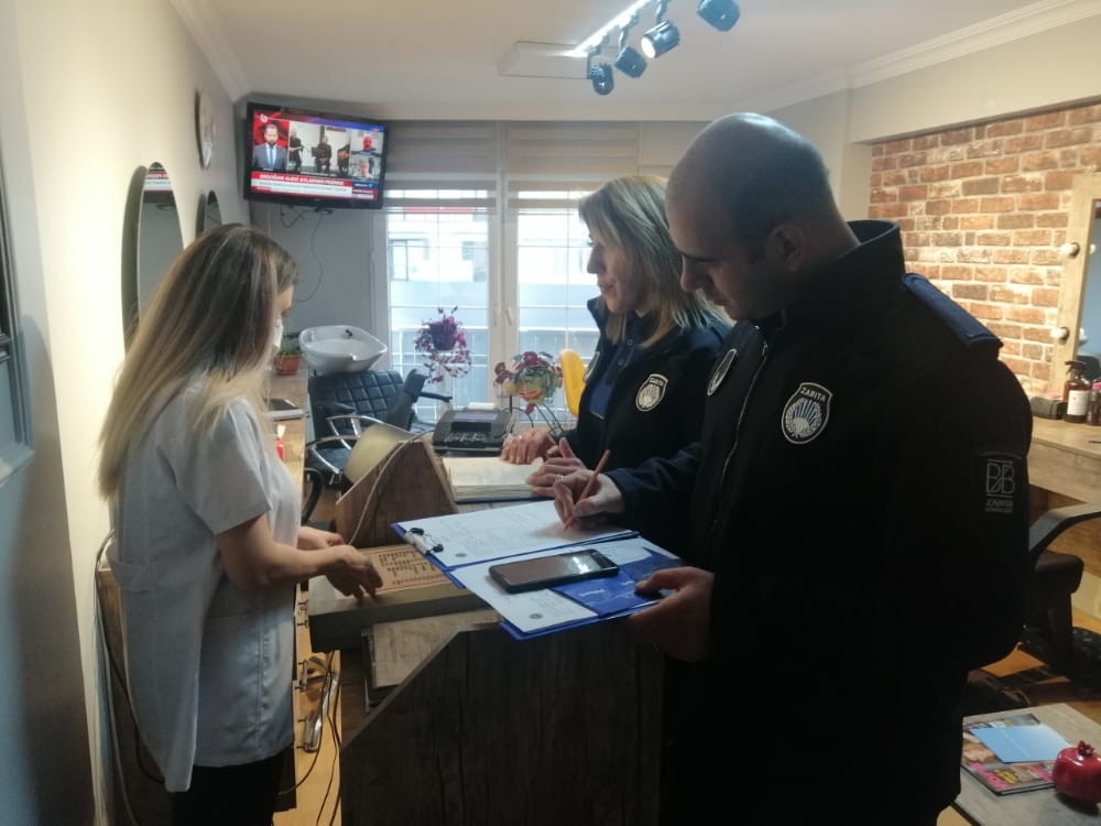 Zabıta Eki̇pleri̇ Deneti̇mlere Devam Edi̇yor