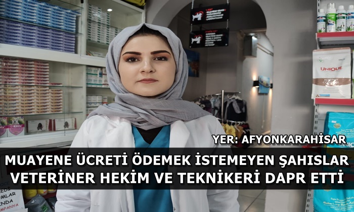 (Özel) Muayene Ücreti̇ Ödemek İstemeyen Şahıslar, Veteri̇ner Heki̇m Ve Tekni̇keri̇ Darp Etti̇