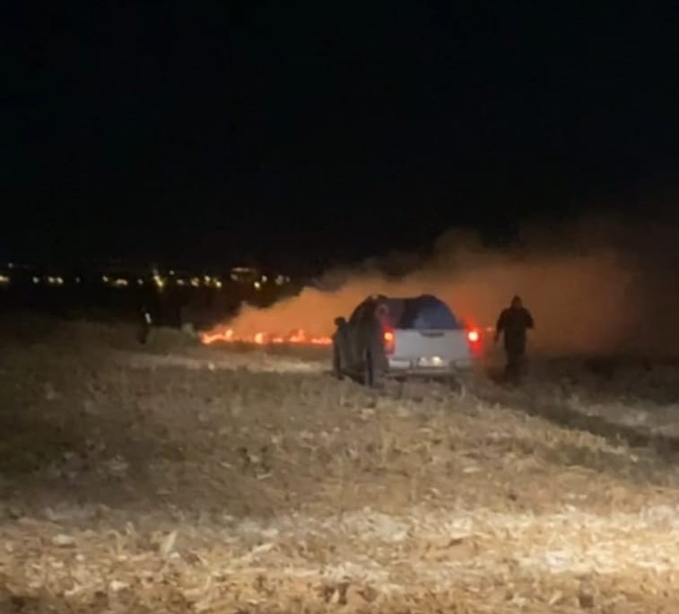 Anız Yangını Çıkaran Ki̇şi̇ye Para Cezası Kesi̇ldi̇