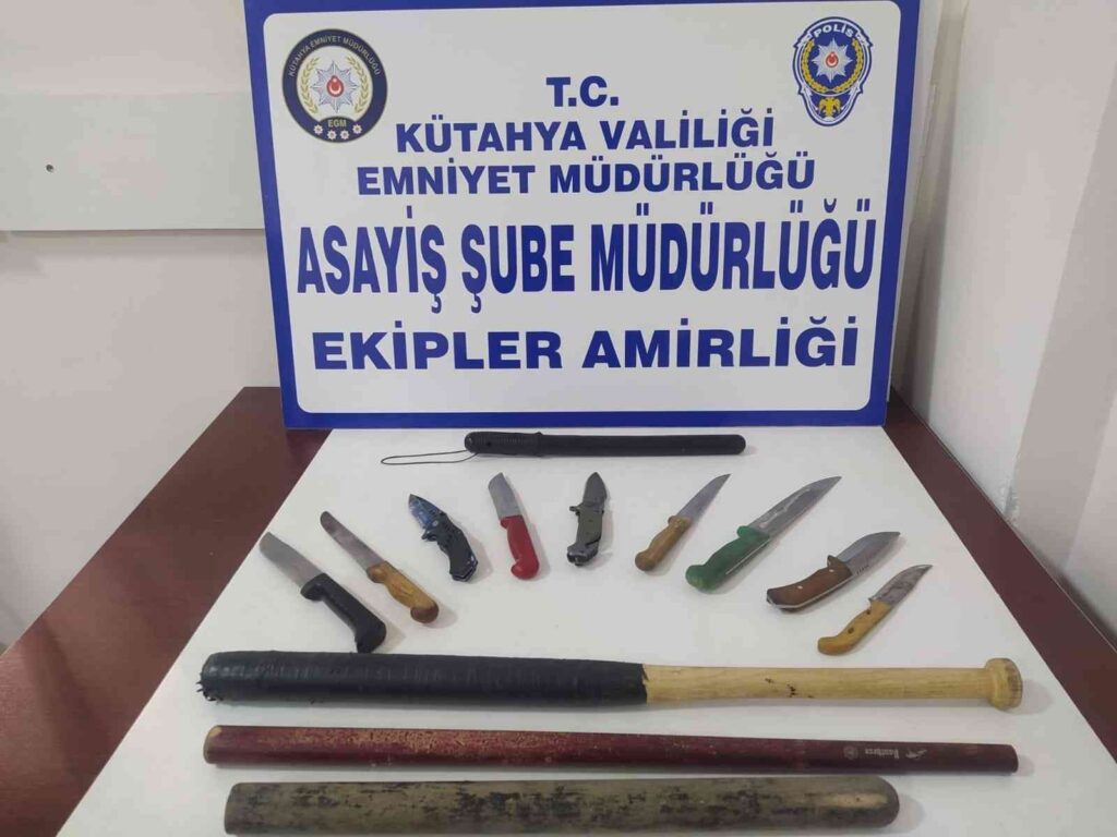 Kütahyada “Dar Bölge” Asayi̇ş Uygulaması