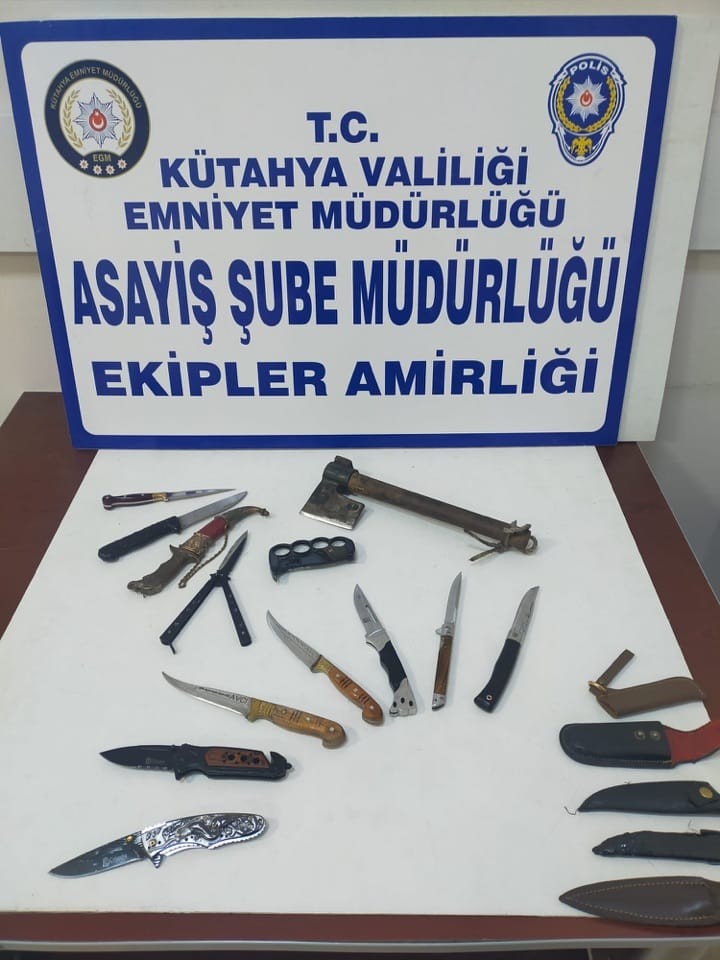 Kütahyada “Dar Bölge” Asayi̇ş Uygulaması