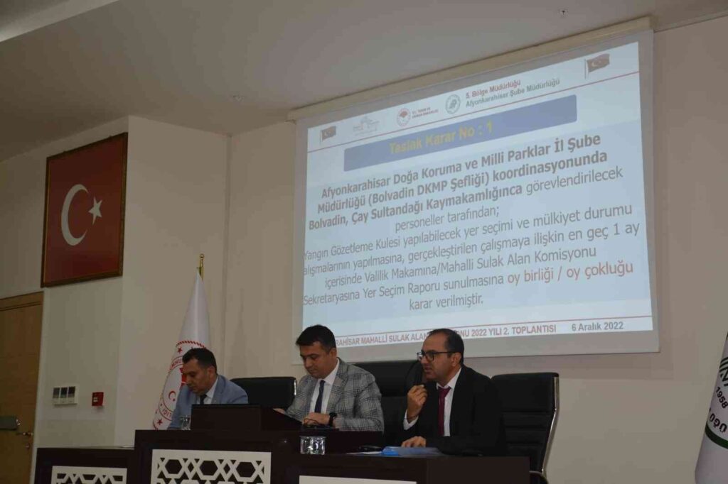 ‘Mahalli̇ Sulak Alan Komi̇syonu Yangın Gündemi̇ İle Toplandı