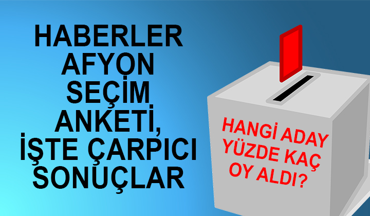 Haberlerafyon seçim anketi, çarpıcı sonuçlar!