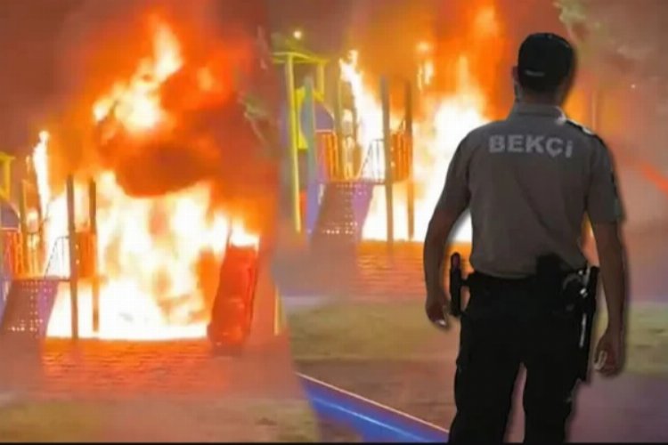 Bingöl’de park ateşe verildi – İGF HABER