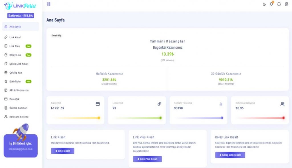 Link Kısaltarak Para Kazanın