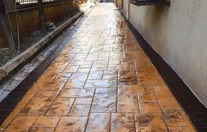 Zeminde Sanat Eseri Etkisi Zemin Baskı Betonun Gücü