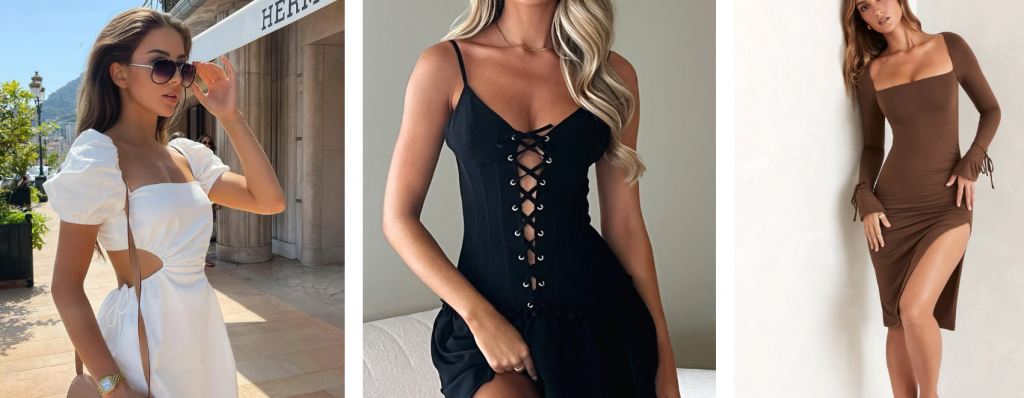 Mini Elbise Çeşitleri Lesequence’De Sizleri Bekliyor