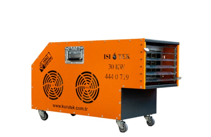 Endüstriyel Alanda Elektrikli Isıtıcı Kiralama Hizmeti
