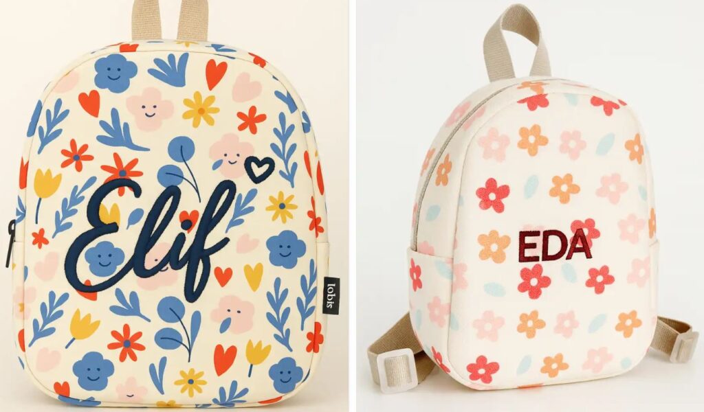 Anaokuluna Renk Katın Kedişli El Yapımı Çocuk Çantaları ile Tanışın