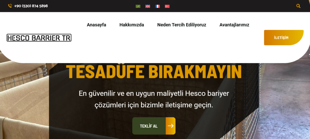 Hesco Kum Bariyeri Neden Tercih Edilir?