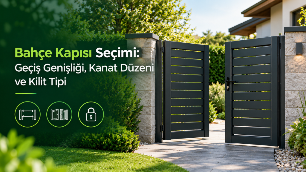 Bahçe Kapısı Seçimi: Geçiş Genişliği, Kanat Düzeni ve Kilit Tipi