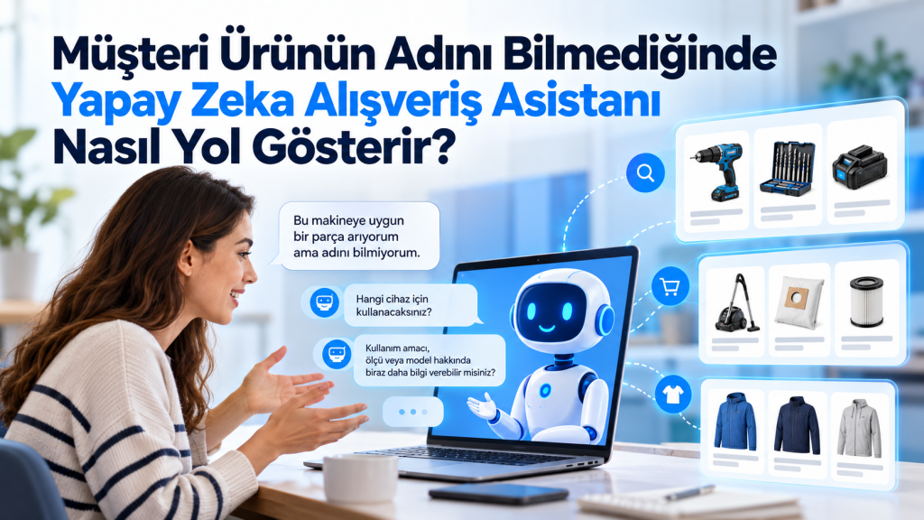 Müşteri Ürünün Adını Bilmediğinde Yapay Zeka Alışveriş Asistanı Nasıl Yol Gösterir?