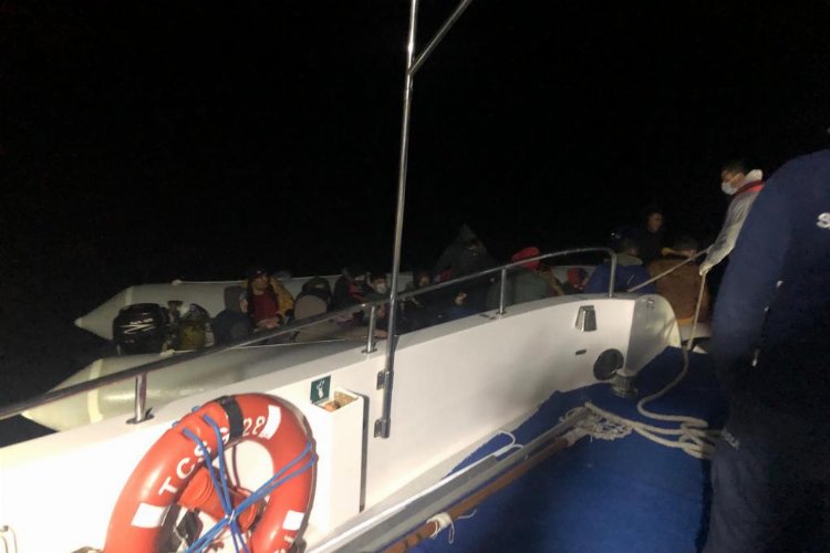 Çanakkale’de 35 düzensiz göçmen yakalandı