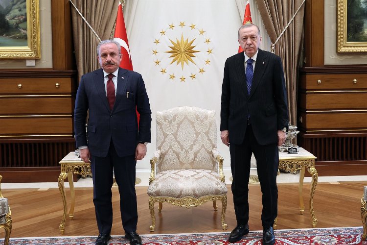 Cumhurbaşkanı Erdoğan TBMM Başkanı Şentop’u kabul etti