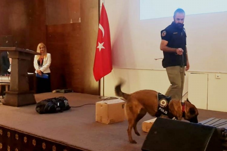 Narkotik uzmanı ‘Coco’ resmi toplantıyı bastı