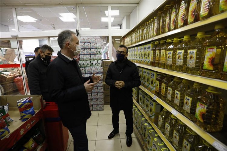 Bursa İnegöl’de protokol marketleri denetledi