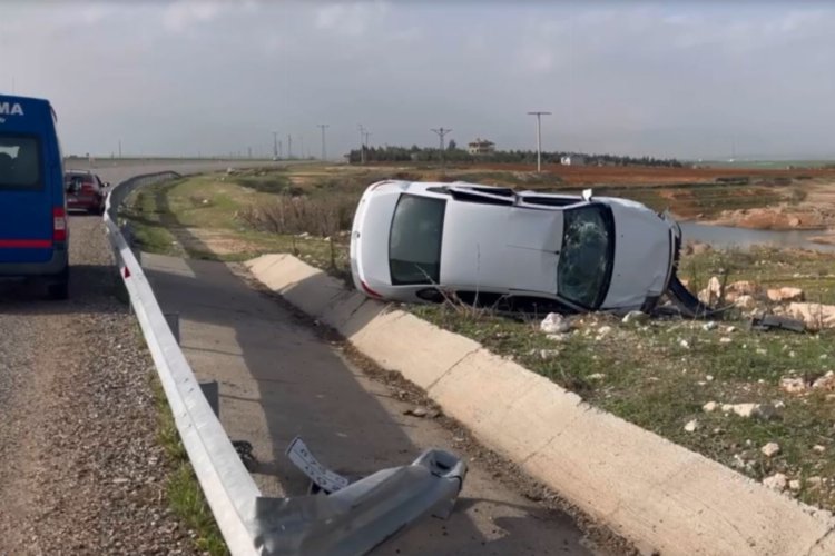 Adıyaman-Şanlıurfa karayolunda tek taraflı kaza