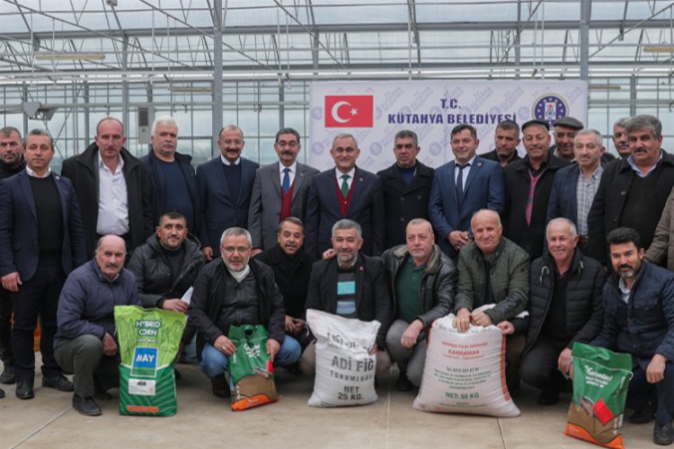 Kütahya’da üretici çiftçiye tohum desteği