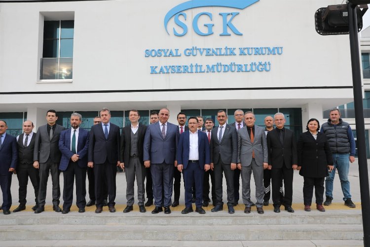 Gökmen Çiçek’ten SGK Kayseri’ye ziyaret
