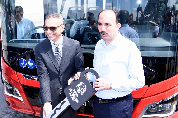 Konya’ya 71 otobüsün ilk bölümü teslim edildi