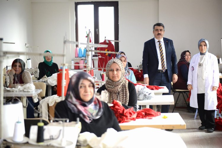 Bursa Yıldırım’da kadınlar kooperatifleşerek üretiyor