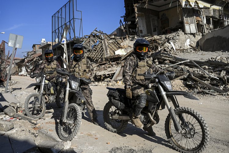 PÖH’ler afet bölgesinde ‘kros’ devriyede