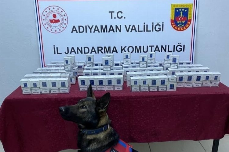 Adıyaman’da 100 paket kaçak sigara ele geçirildi