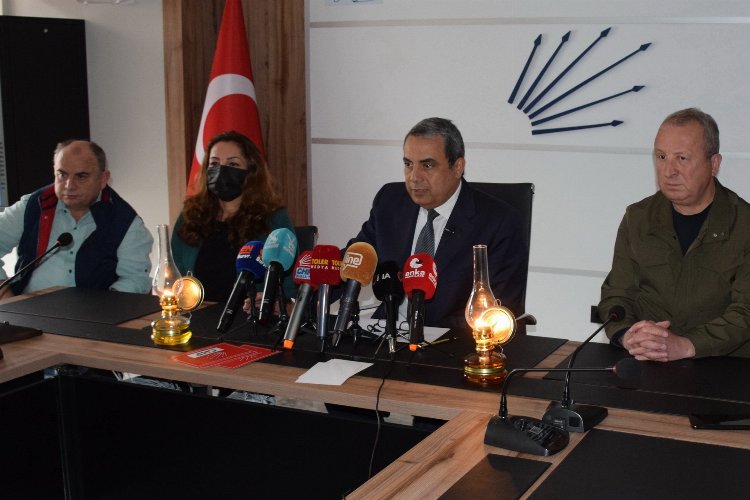 CHP Bursa’da gaz lambalı tepki