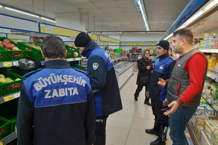 Manisa’da zincir marketlere denetim