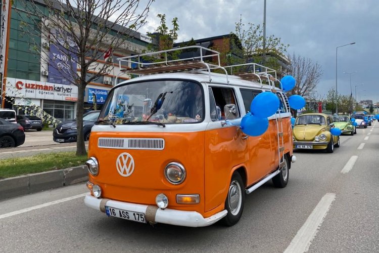 Bursa’da Vosvoslar otizmli çocuklar için yollarda