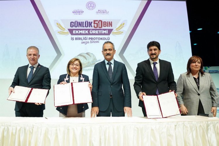 Gaziantep’te liseliler 50 bin ekmek üretecek