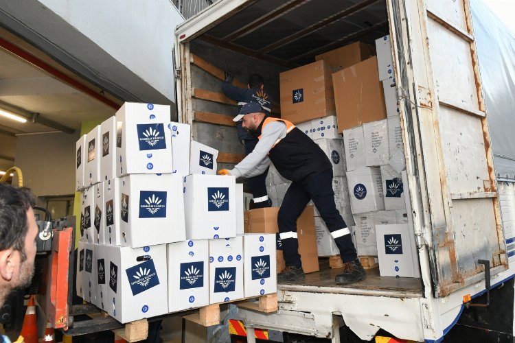 Karabağlar’da afet bölgesine aralıksız destek