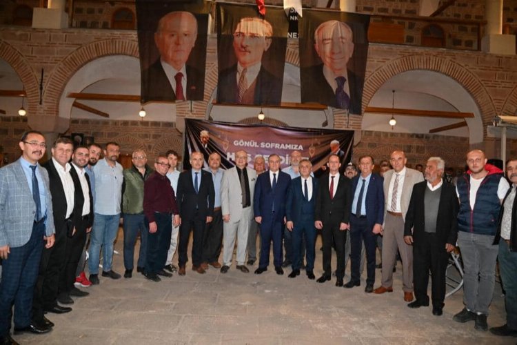 Manisa’da Başkan Ergün, MHP’nin iftarında partililerle buluştu