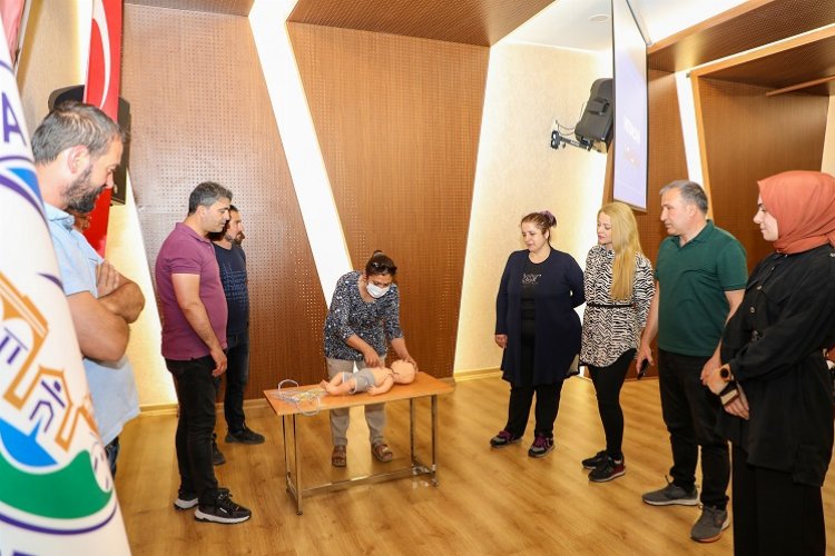 Kayseri Talas’ta ilk yardım eğitimi