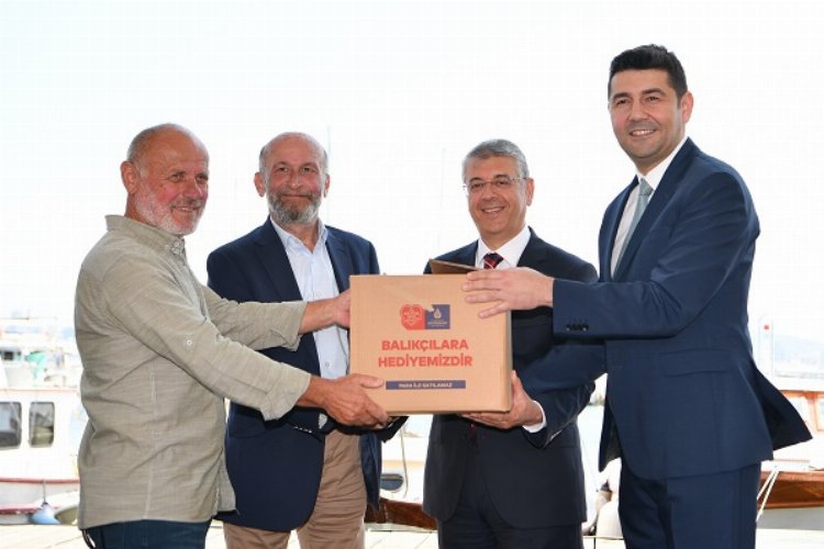 İstanbul’da balıkçılara destek