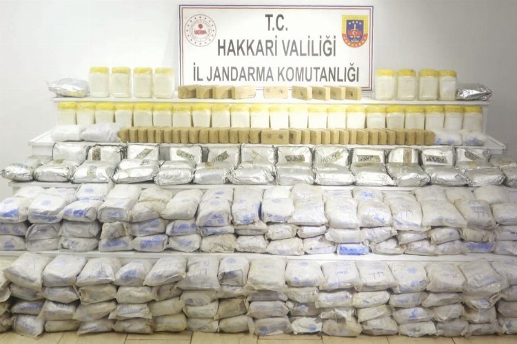 Hakkari’de Jandarma’dan uyuşturucu operasyonu