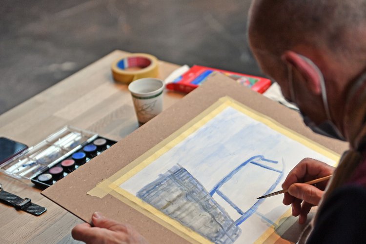 Bursa Osmangazi’de eskizler ‘feth’etti