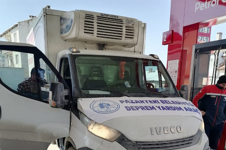 Pazaryeri’nde deprem bölgesine ‘et’ seferberliği