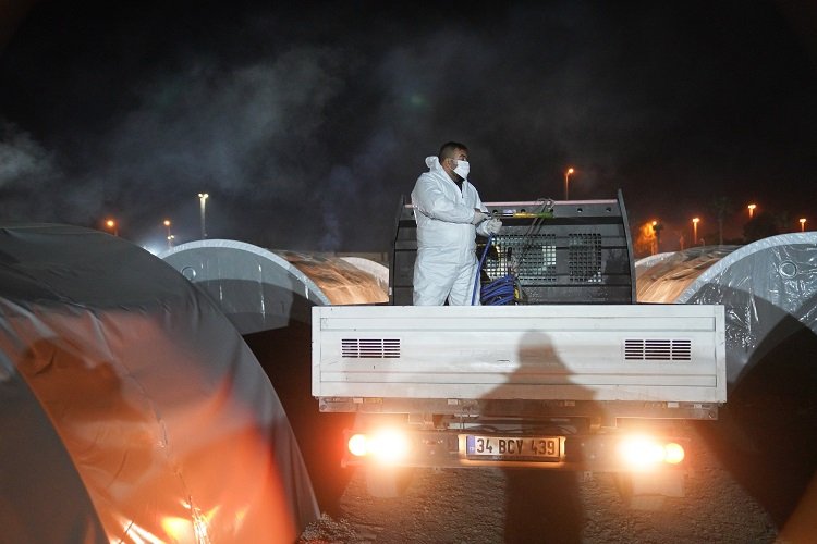 İstanbul Beylikdüzü’nden ‘salgına’ karşı özel mesai