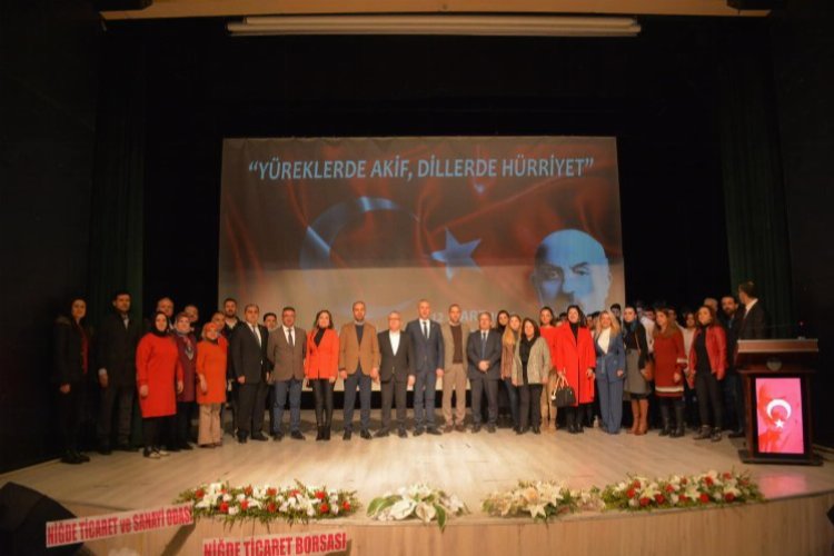 Mehmet Akif Ersoy Niğde’de anıldı