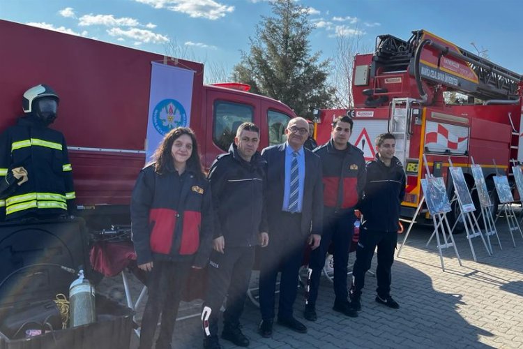 Manisa’da MCBÜ öğrencilerinden itfaiyeye büyük ilgi