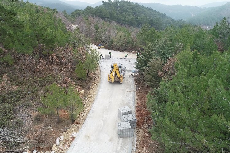 Kazdağları’nda yol sorunu bitiyor