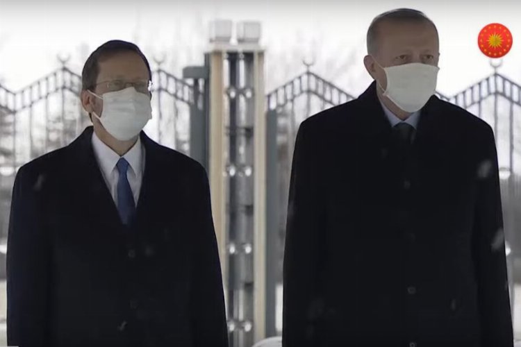 İsrail Cumhurbaşkanı Herzog Beştepe’de