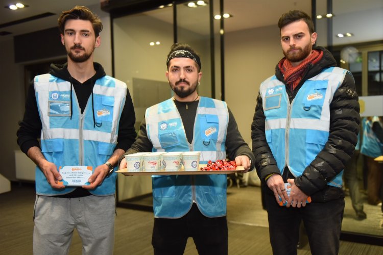 Bursa Yıldırım’da derse ‘salep’ molası