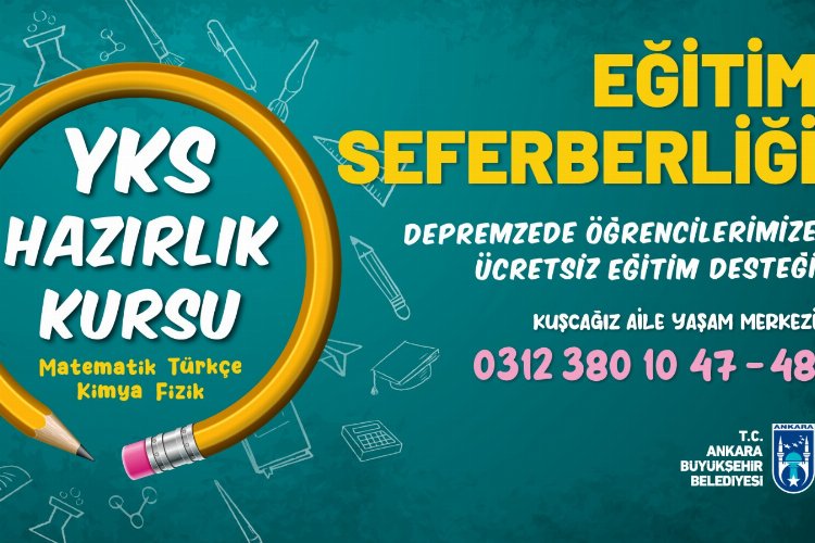 Ankara Büyükşehir’den depremzedelere eğitim atağı