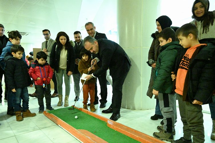 Bursa’da çocuklar ara tatilin keyfini çıkardı