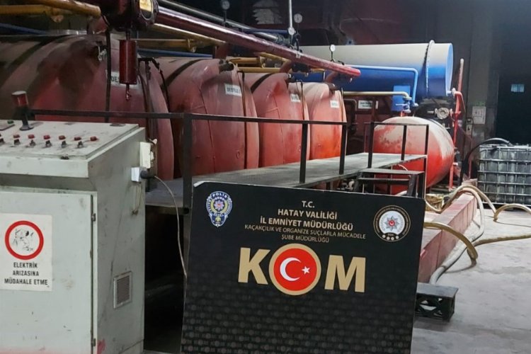Hatay’da 97 bin 238 litre karışımlı akaryakıt ele geçirildi