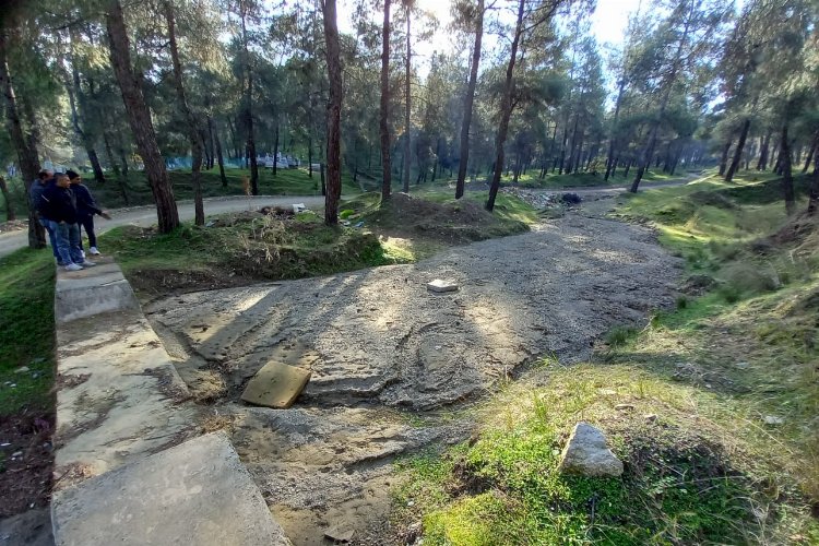 Manisa’da dere yatağında akış sağlandı